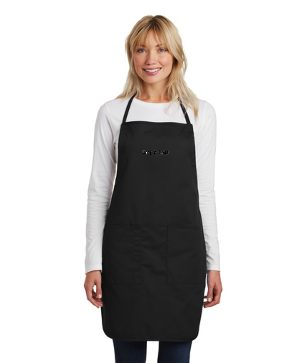 Cock n load Embroidered Full-Length Apron or Similar