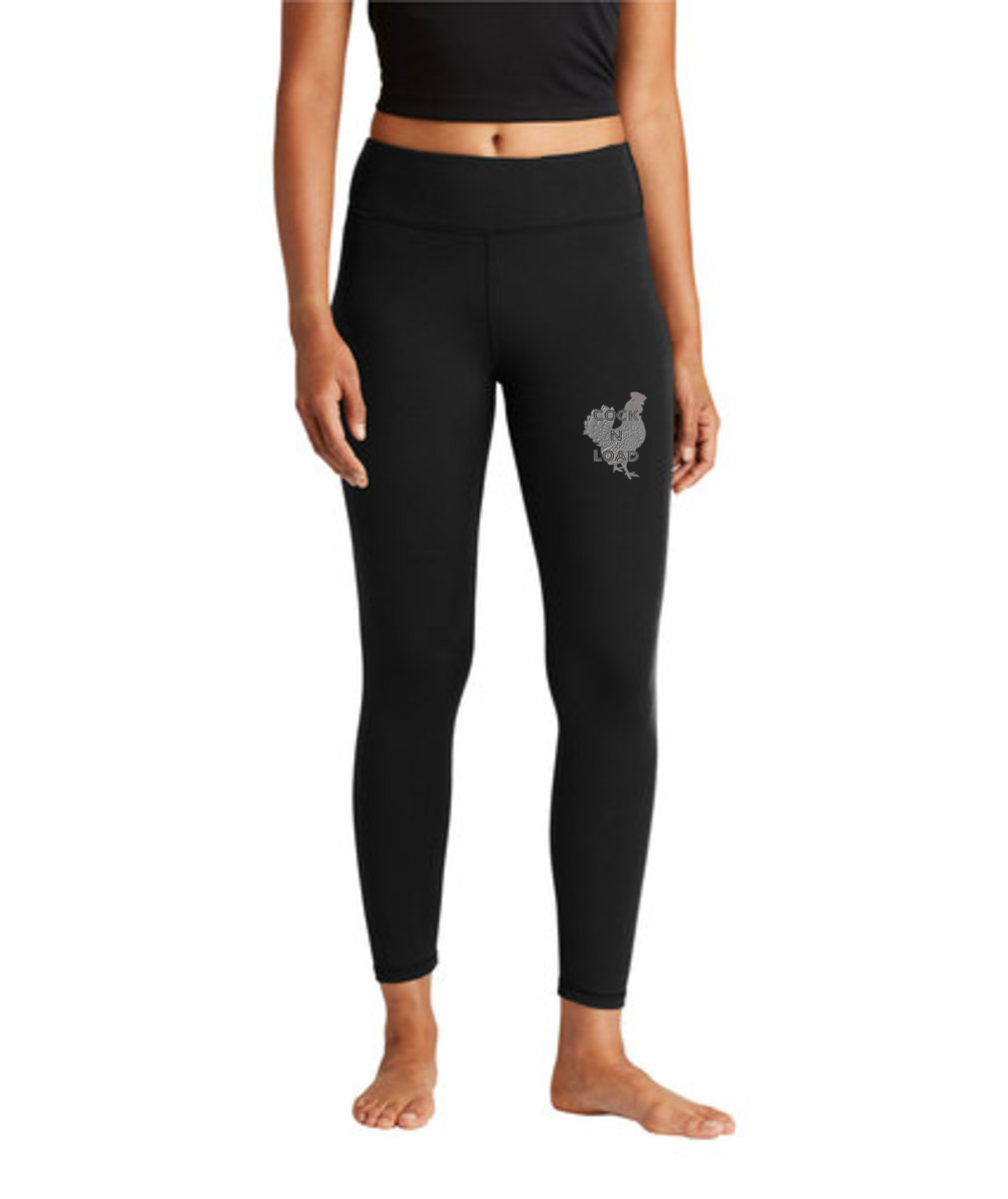 Cock n load Embroidered Women's 7/8 Legging or Similar