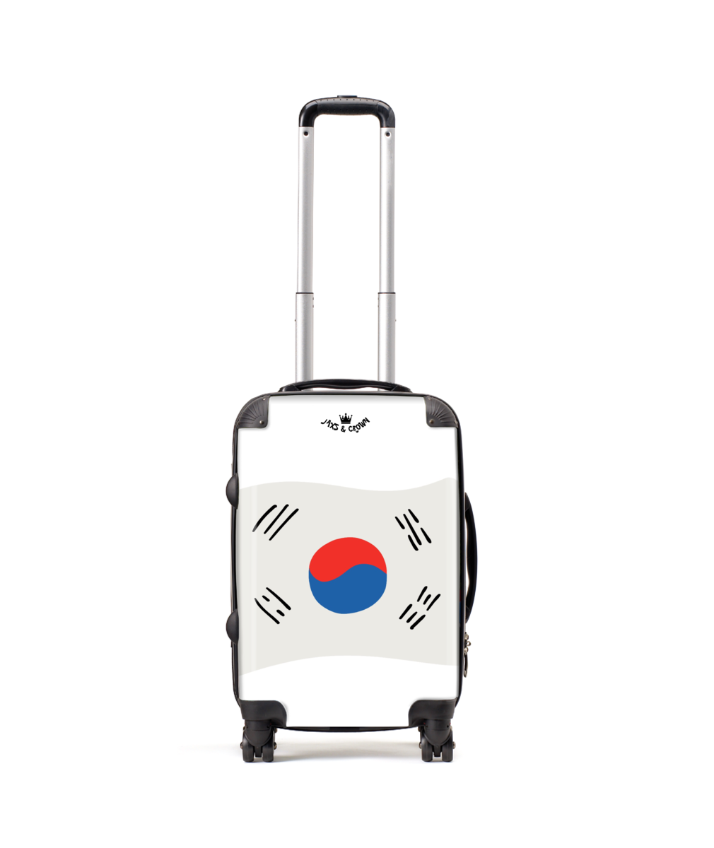 Korean flag print Cabin Carry-On Suitcase 19