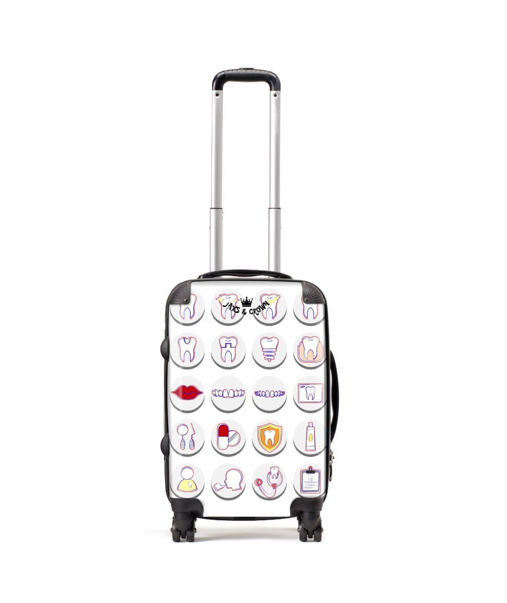 Dental print Cabin Carry-On Suitcase 19