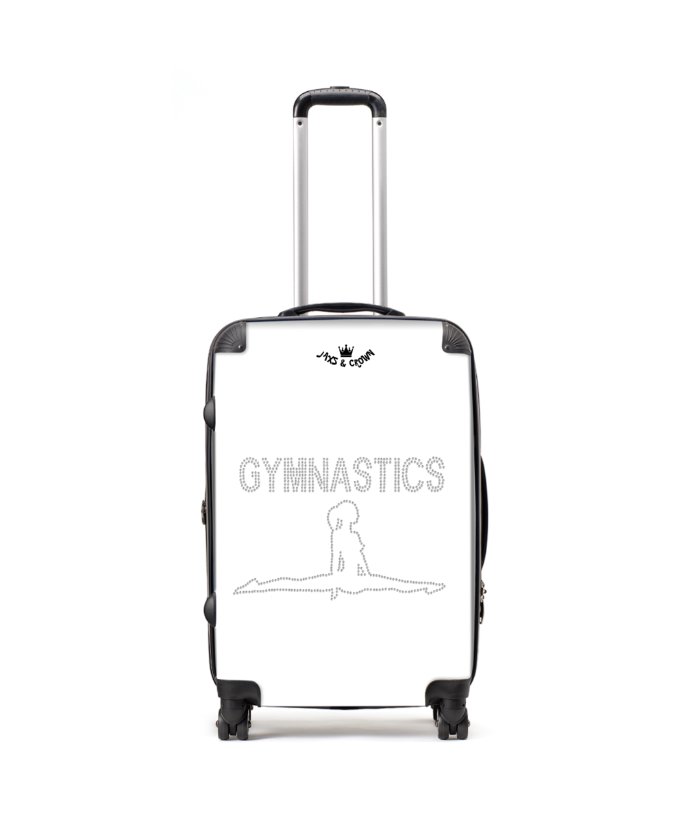 Gymnastics print Medium Suitcase 20.5