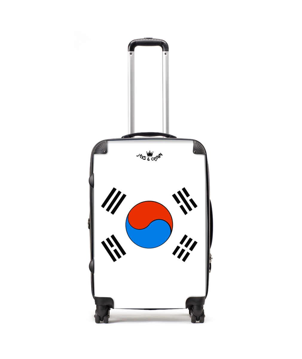 Korean flag print Medium Suitcase 20.5