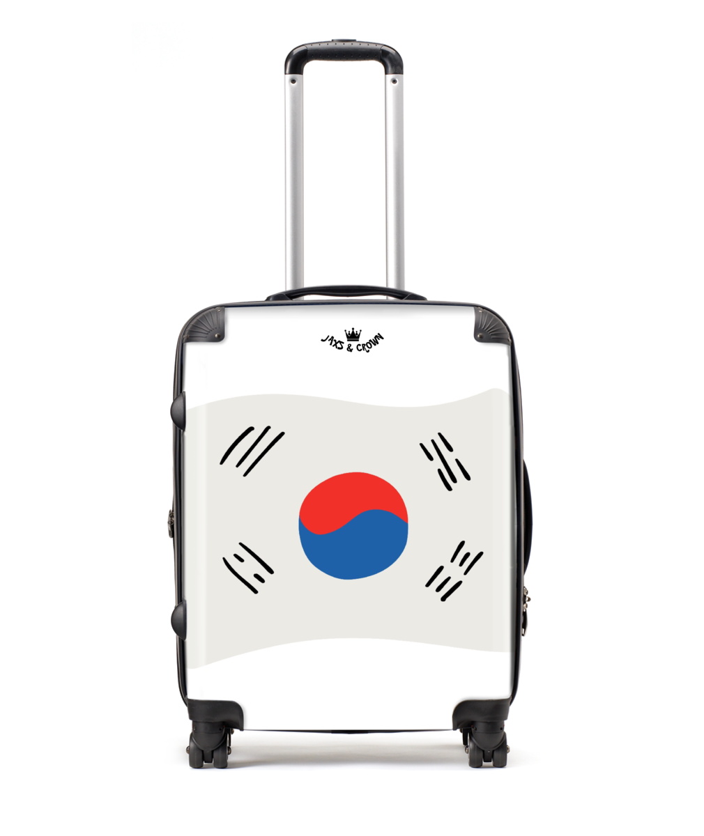 Korean flag print Large Suitcase 25