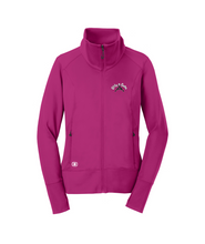 Load image into Gallery viewer, Girls n Guns print OGIO® ENDURANCE Embroidered Ladies Fulcrum Full-Zip

