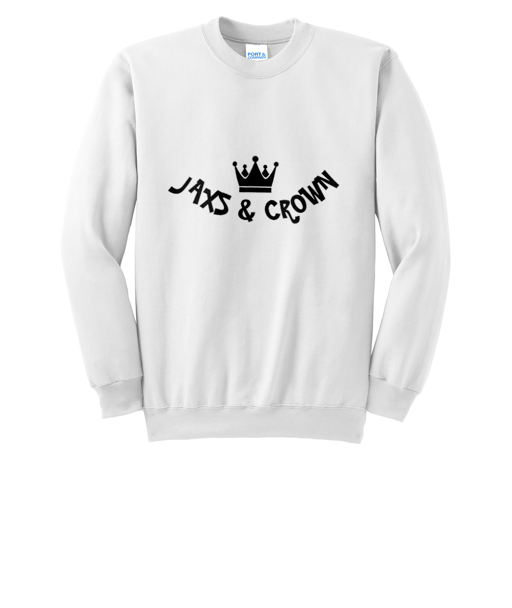 Jaxs n crown print Port & Company® Essential Fleece Crewneck Sweatshirt