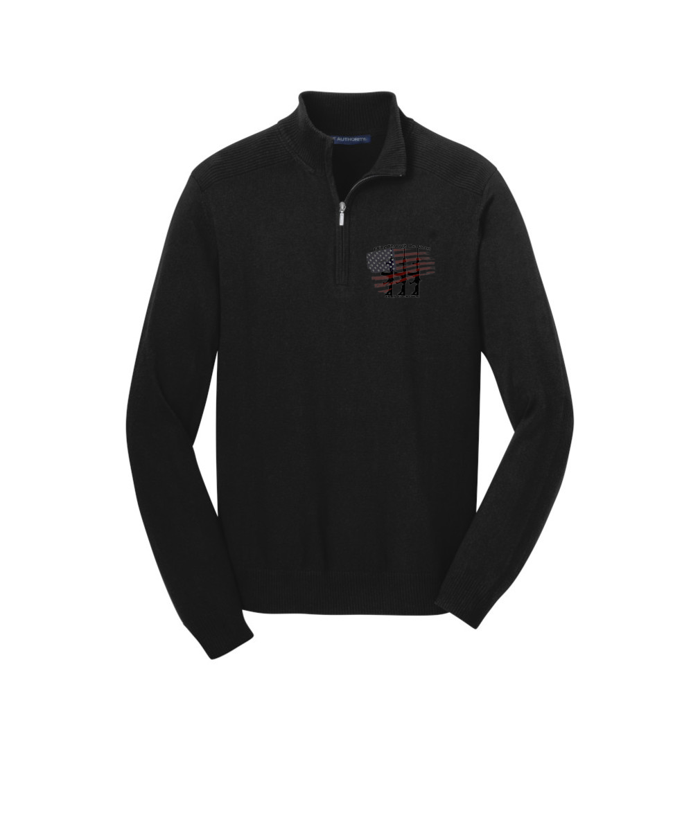 Jaxs & crown gtts Embroidered Port Authority 1/2-Zip Sweater or Similar