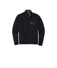 Load image into Gallery viewer, Hair themed print Port Authority® Interlock Embroidered Full-Zip jacket
