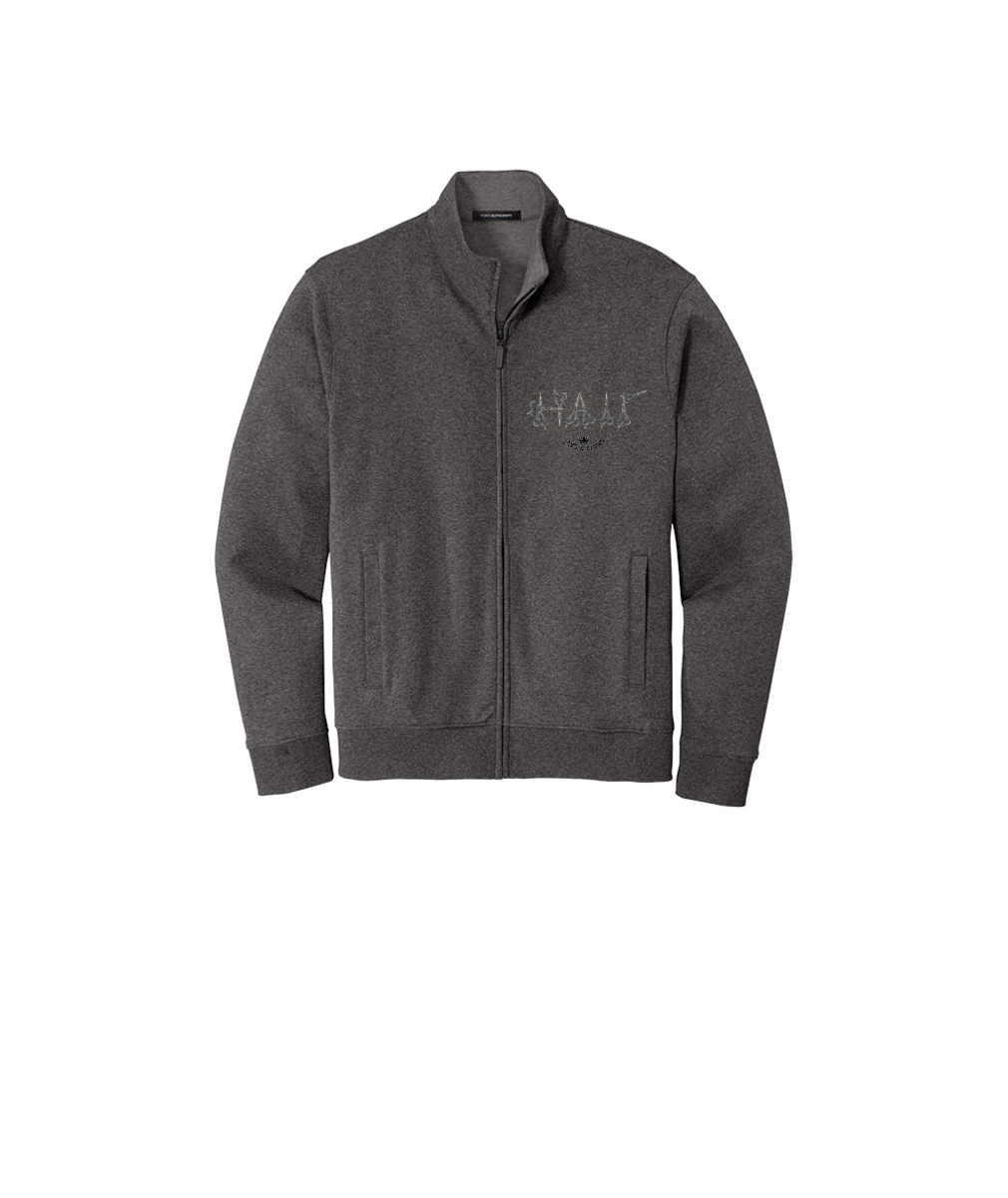 Hair themed print Port Authority® Interlock Embroidered Full-Zip jacket