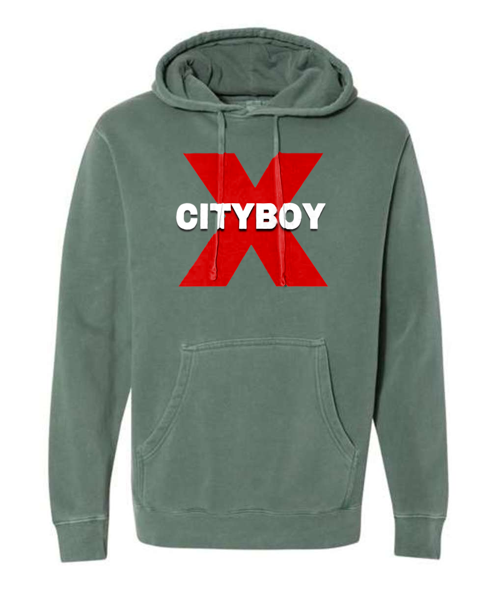 CITYBOY print Independent Trading Co. - Unisex Midweight Pigment-Dyed Hooded Sweatshirt or Similar