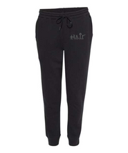 Load image into Gallery viewer, Hair print Independent Trading Co. - Midweight Fleece Embroidered Joggers
