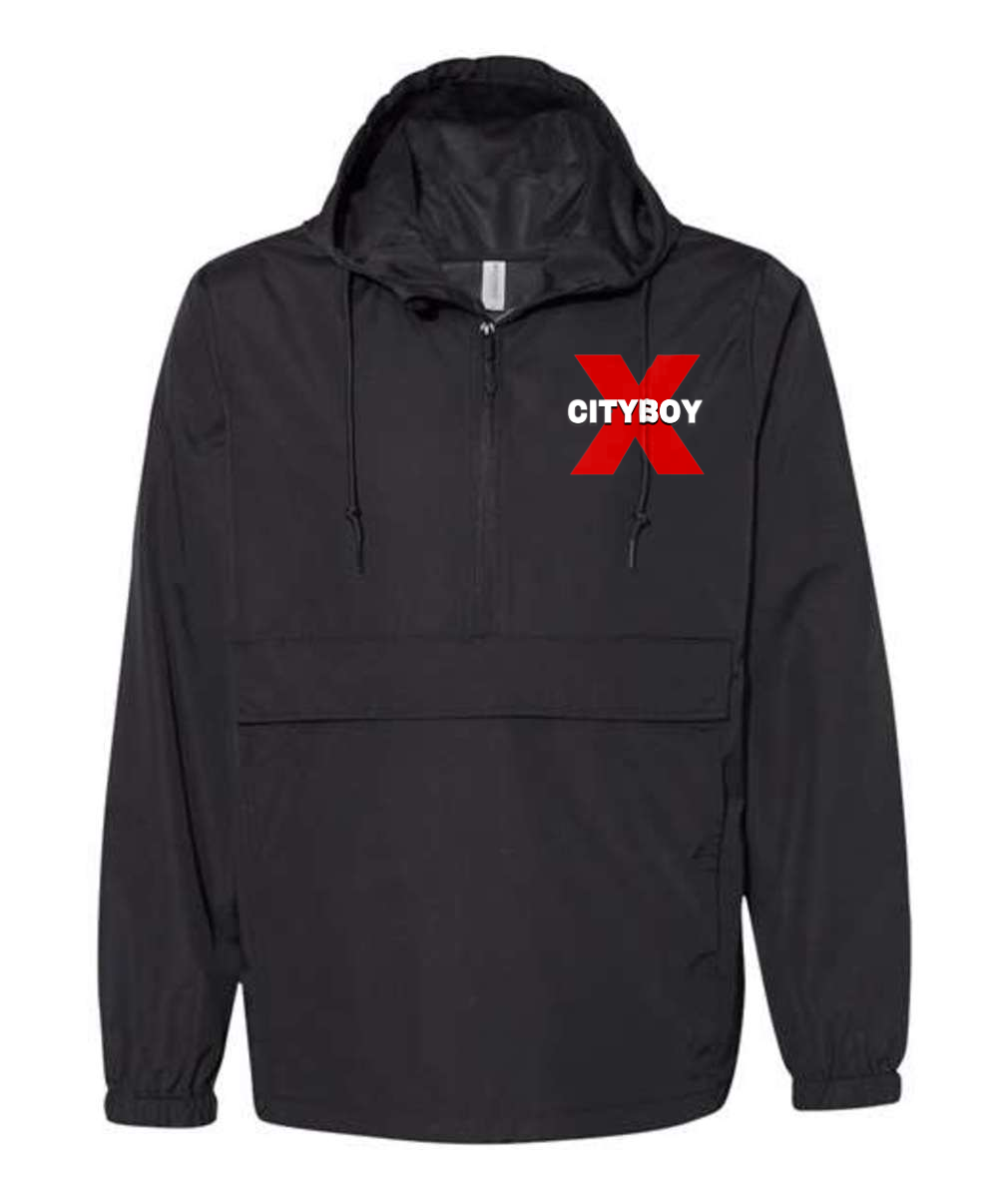 CITYBOY print Independent Trading Co. - Nylon Anorak Embroidered or Similar