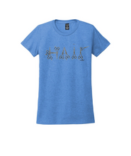Load image into Gallery viewer, Hair print Allmade® Women’s Tri-Blend Tee

