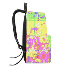 Load image into Gallery viewer, Girls n Guns print candi colors D39 All Over Print Cotton Backpack
