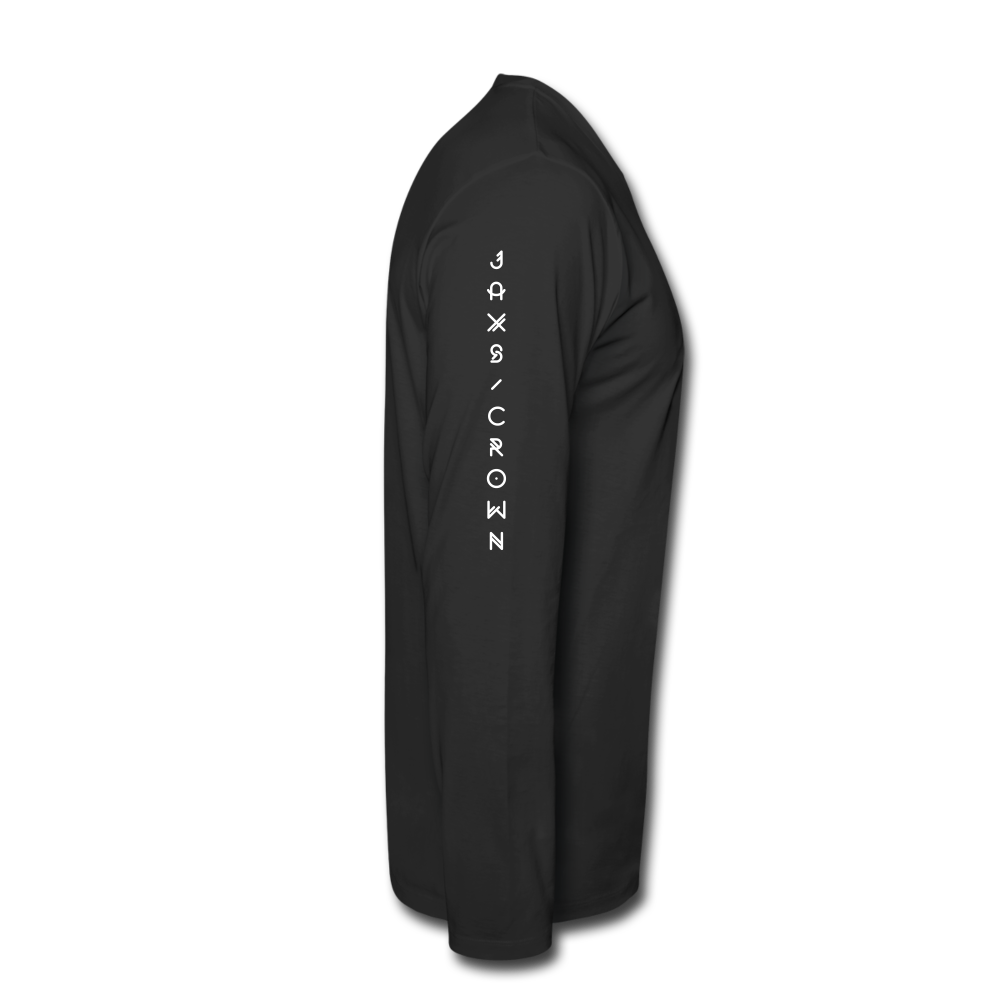 JAXS n Crown Men's Premium Long Sleeve T-Shirt - black
