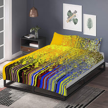 Load image into Gallery viewer, Yello stripe abstract print SF_F7 Beddings
